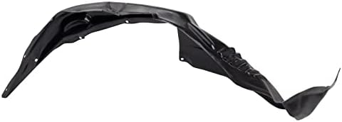 TRQ Front Right Inner Fender Liner Black Passenger Side