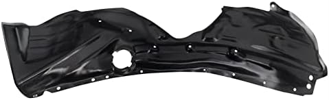 TRQ Right Inner Fender Liner Black Passenger Side