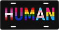 Front License Plate LGBT Human Vanity Plates Aluminum for Women
