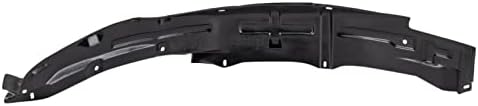 TRQ Front Right Inner Fender Liner Black Passenger Side