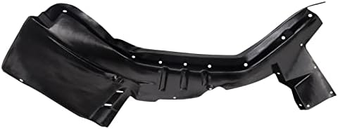 TRQ Front Right Inner Fender Liner Black Passenger Side