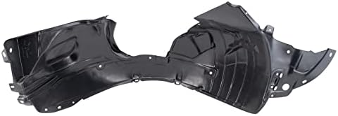 TRQ Front Left Inner Fender Liner Black Drivers Side