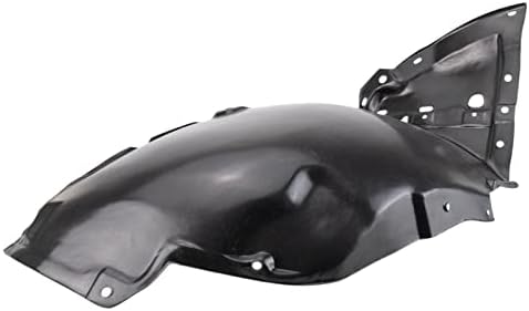 TRQ Front Left Forward Inner Fender Liner Black Drivers Side