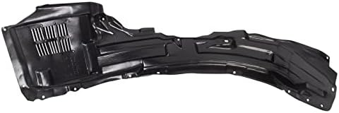 TRQ Front Right Inner Fender Liner Black Passenger Side