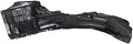 TRQ Front Right Inner Fender Liner Black Passenger Side