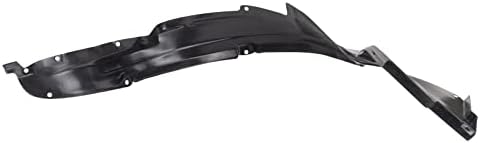 TRQ Front Left Inner Fender Liner Black Drivers Side