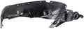 TRQ Front Left Inner Fender Liner Black Drivers Side