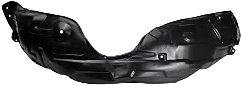 TRQ Front Left Inner Fender Liner Black Drivers Side