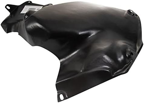 TRQ Front Left Rearward Inner Fender Liner Black Drivers Side