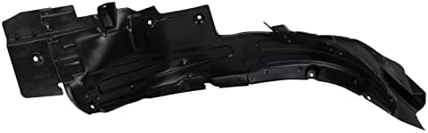TRQ Front Right Inner Fender Liner Black Passenger Side