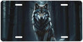 Wolf Forest Front License Plate 6" * 12" for Women