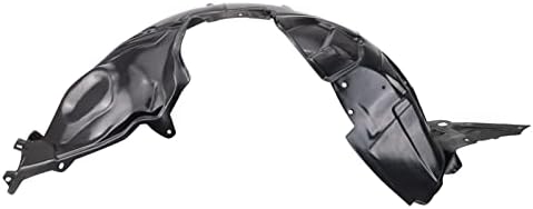 TRQ Front Left Inner Fender Liner Black Drivers Side
