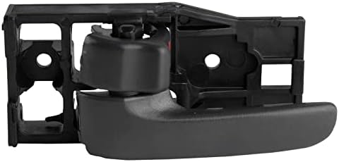 TRQ Front Left Interior Door Handle Dark Gray Drivers Side