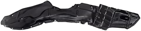 TRQ Front Left Inner Fender Liner Black Drivers Side