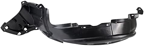 TRQ Front Left Inner Fender Liner Black Drivers Side