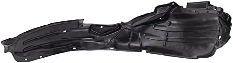 TRQ Front Left Inner Fender Liner Black Drivers Side