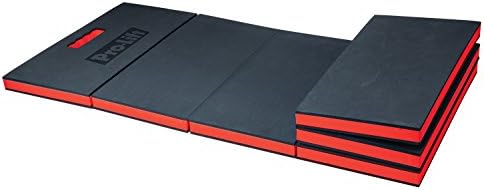 Pro Lift C-5006 Foldable EVA Mat - Anti Fatigue EVA Foam Sheet (6 fold) - Great for Garage, Picnicking, Gardening, Camping and Outdoor Activities, Black/Red - Image 2