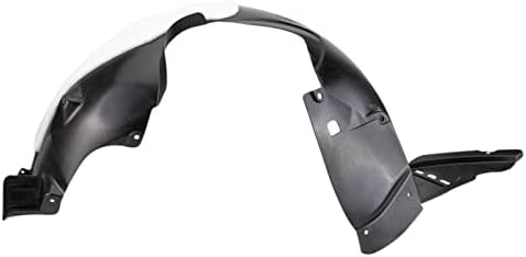 TRQ Front Left Inner Fender Liner Black Drivers Side