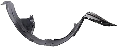 TRQ Front Left Inner Fender Liner Black Drivers Side