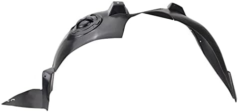 TRQ Front Right Inner Fender Liner Black Passenger Side