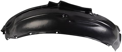 TRQ Front Right Inner Fender Liner Black Passenger Side