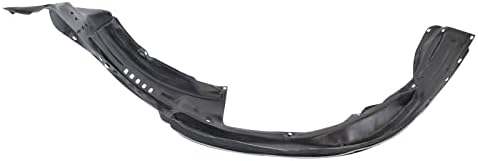 TRQ Rear Right Inner Fender Liner Black Passenger Side