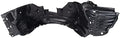TRQ Front Left Inner Fender Liner Black Drivers Side