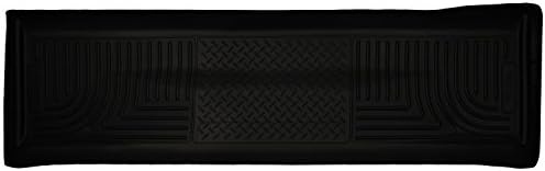 Husky Liners Weatherbeater Floor Mats | Fits 2011-2016 Ford F-250/F-350 Crew CAB ONLY | 2nd Row, 1-pc Black - 19701