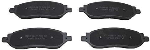 TRQ Rear Brake Pads Ceramic Hardware