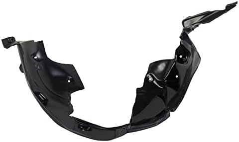 TRQ Front Left Inner Fender Liner Black Drivers Side