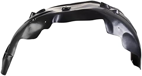 TRQ Front Right Inner Fender Liner Black Passenger Side