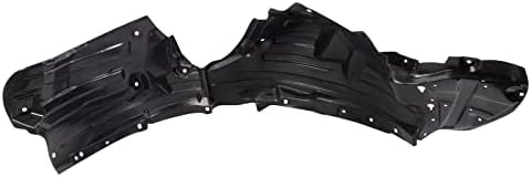 TRQ Front Left Inner Fender Liner Black Drivers Side