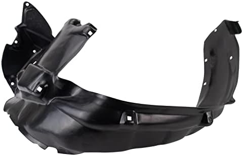 TRQ Front Left Inner Fender Liner Black Drivers Side
