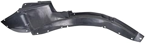 TRQ Front Right Inner Fender Liner Black Passenger Side