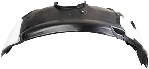 TRQ Front Right Inner Fender Liner Black Passenger Side