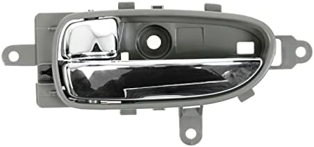 TRQ Interior Inside Silver Frost Door Handle Pair Set