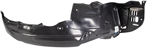 TRQ Front Right Inner Fender Liner Black Passenger Side