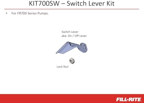 Fill-Rite KIT700SW Switch Lever Kit – OEM Replacement for 700-Series Rotary Vane Pumps – Includes Switch Lever & Locking Nut – Durable Fuel Pump Control Part - Image 2