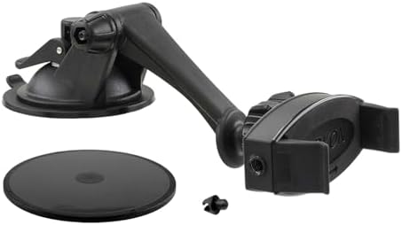 ARKON Mounts Mobile Grip 2 Phone Car Suction Mount | Strong Suction Mount | GPS Ready | 360° Adjustable Viewing | Compatible with iPhone, Samsung, Google, Huawei, & more | MG279