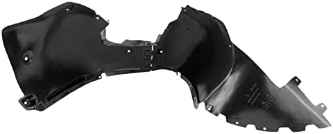 TRQ Front Left Inner Fender Liner Black Drivers Side