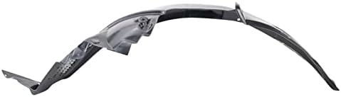 TRQ Front Right Inner Fender Liner Black Passenger Side