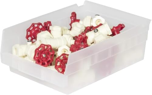 Akro-Mils 30150 Plastic Organizer and Storage Bins for Refrigerator, Kitchen, Cabinet, or Pantry Organization, 12-Inch x 8-Inch x 4-Inch, Clear, 12-Pack - Image 6