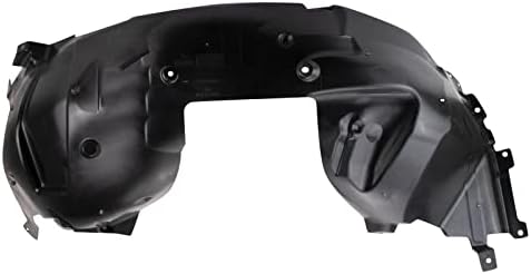TRQ Right Inner Fender Liner Black Passenger Side