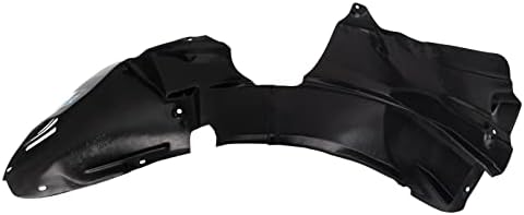 TRQ Front Right Inner Fender Liner Black Passenger Side