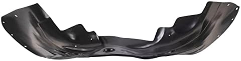 TRQ Front Right Inner Fender Liner Black Passenger Side