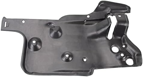 TRQ Front Right Inner Fender Liner Black Passenger Side