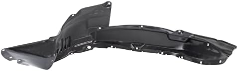 TRQ Front Right Inner Fender Liner Black Passenger Side