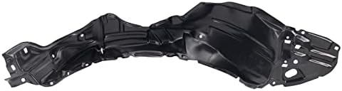 TRQ Front Left Inner Fender Liner Black Drivers Side