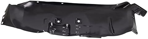 TRQ Front Left Inner Fender Liner Black Drivers Side