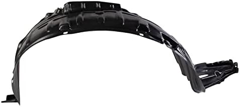 TRQ Front Right Inner Fender Liner Black Passenger Side